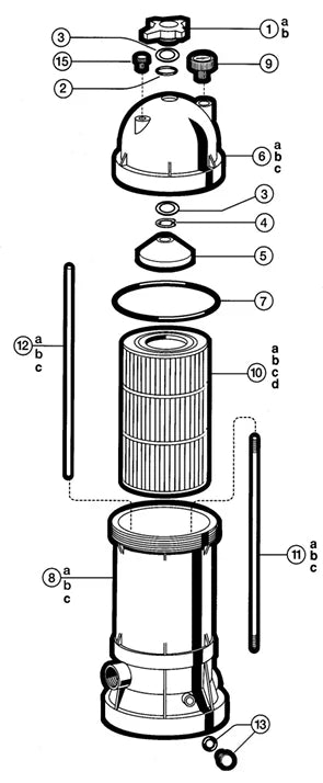 Hayward 175 Sq Ft Star Clear Plus Cartridge Filter