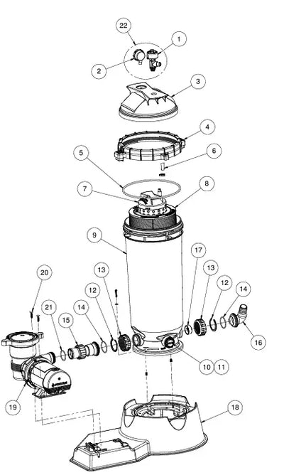 Pentair Clean Clear Cartridge Filter 100