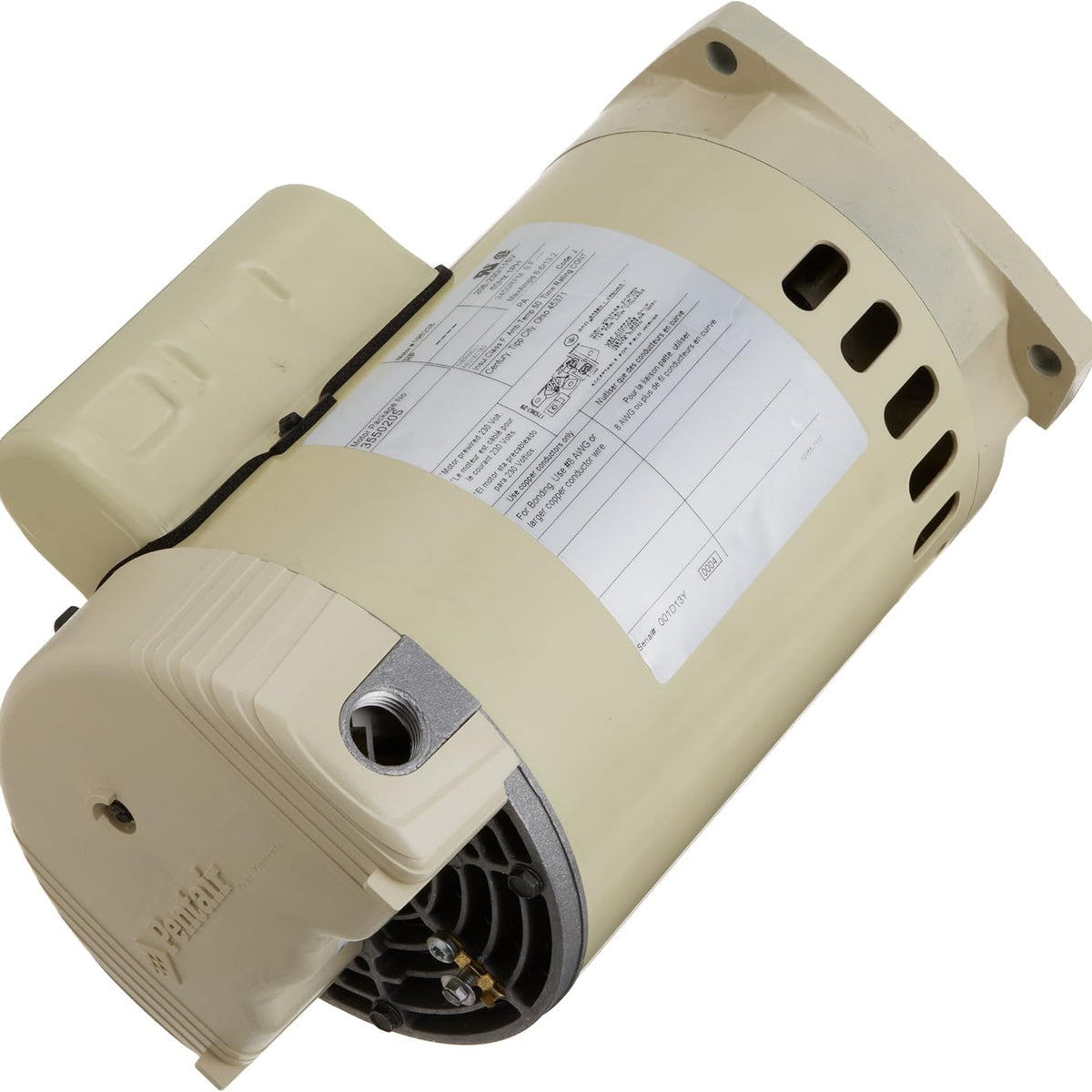 Pentair 355020S 1/2 HP, 1SP, WF2, 23 Replacement Motor â€“ Superflo All Hp