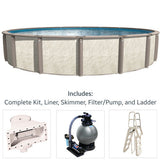 Azor / Fallston Wall Round Pool Kit 54"