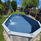 Travertine Hex Uni-Bead Liner 52"