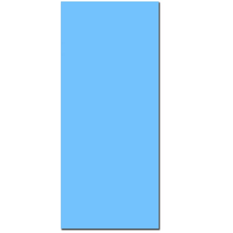 Solid Blue Overlap Liner - 15'X26' Oval